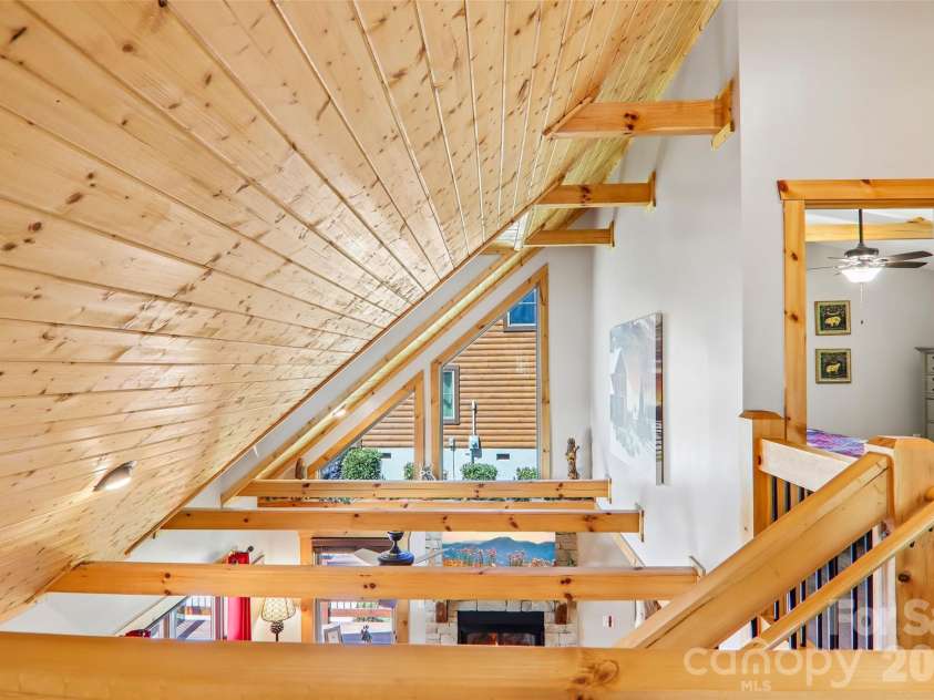 589 Panoramic Loop, Maggie Valley, NC 28751.  MLS# CAR4372216, YatesRealty ID 28097. Great feeling in the loft sitting area