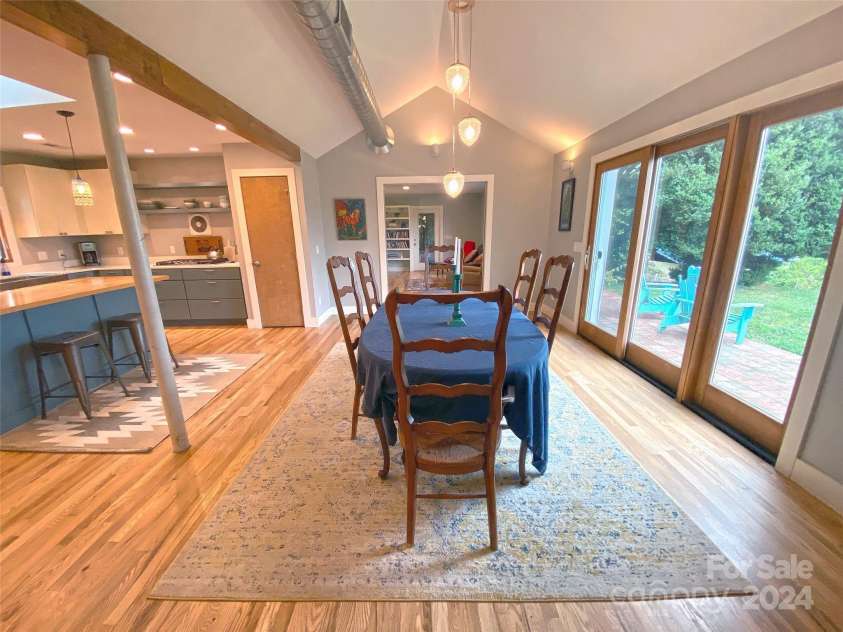 273 & 133 Nicholson Lane, Etowah, NC 28729.  MLS# CAR4133823, YatesRealty ID 28102. Open Dining at 273