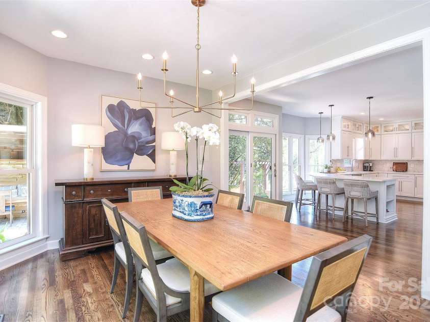 19641 Meta Road, Cornelius, NC 28031.  MLS# CAR4240880, YatesRealty ID 28105. Dining area overlooking pool