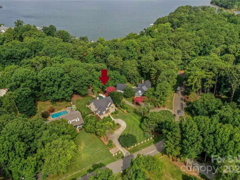 19641 Meta Road, Cornelius, NC 28031.  MLS# CAR4240880, YatesRealty ID 28105. Overhead community view