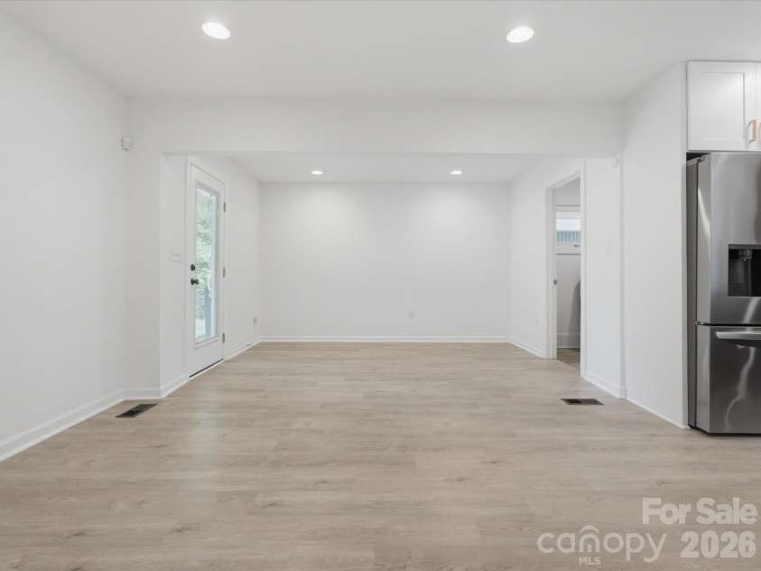 3633 Rosehaven Drive, Charlotte, NC 28205.  MLS# CAR4383444, YatesRealty ID 28107. Living & Dining Area