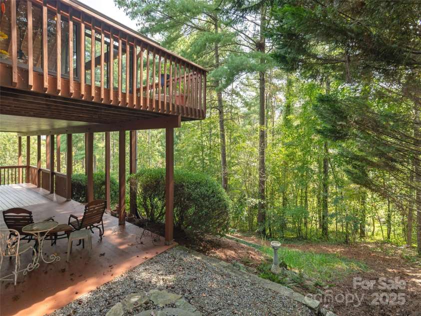 30 Hillcreek Drive, Asheville, NC 28804.  MLS# CAR4304208, YatesRealty ID 2811. Rear Deck and Patio