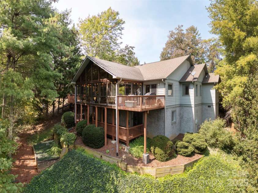 30 Hillcreek Drive, Asheville, NC 28804.  MLS# CAR4304208, YatesRealty ID 2811. Rear Exterior