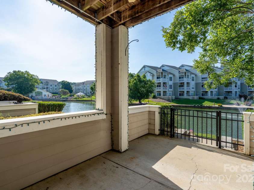 18730 Nautical Drive, Cornelius, NC 28031.  MLS# CAR4273927, YatesRealty ID 28114. Back Patio