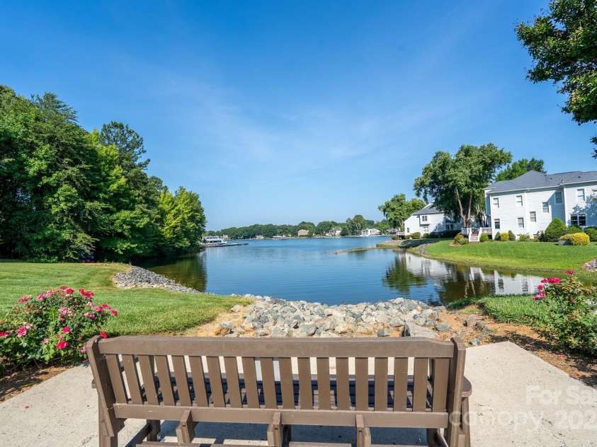 18730 Nautical Drive, Cornelius, NC 28031.  MLS# CAR4273927, YatesRealty ID 28114. Steps to this beautiful view.