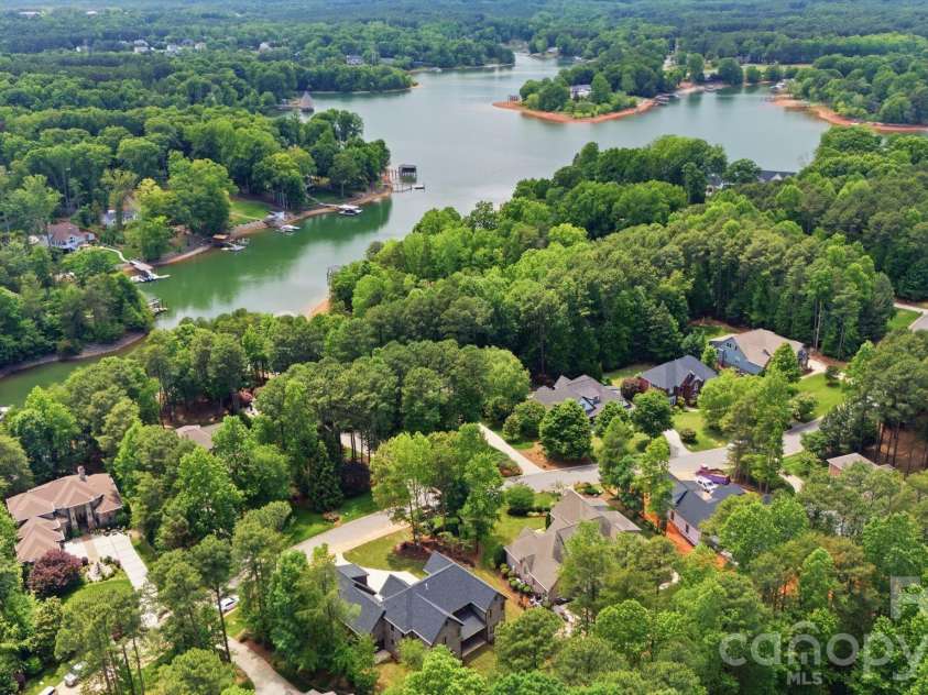 7607 Cottonwood Drive, Denver, NC 28037.  MLS# CAR4387362, YatesRealty ID 28115. Overhead View 