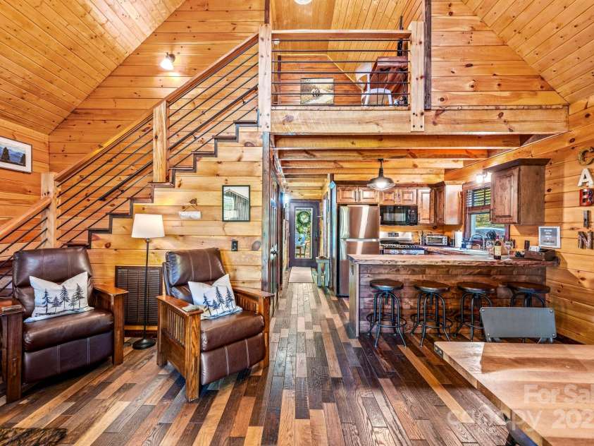 23 Hemlock Springs Road, Maggie Valley, NC 28751.  MLS# CAR4224375, YatesRealty ID 2812. Premium craftsmanship throughout