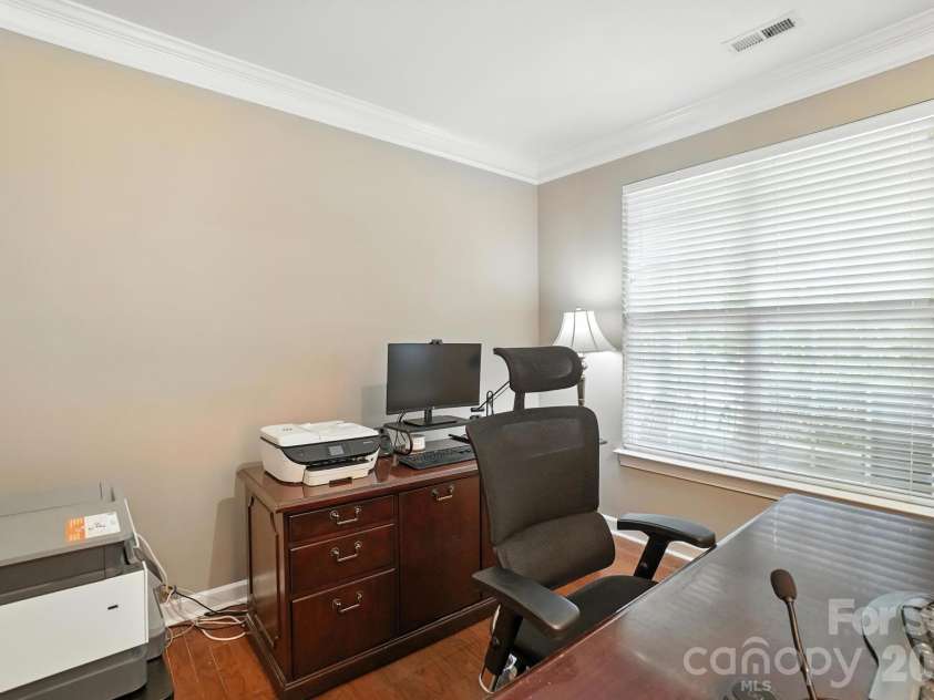 4819 Sandtyn Drive, Waxhaw, NC 28173.  MLS# CAR4282295, YatesRealty ID 28120. Downstairs Office