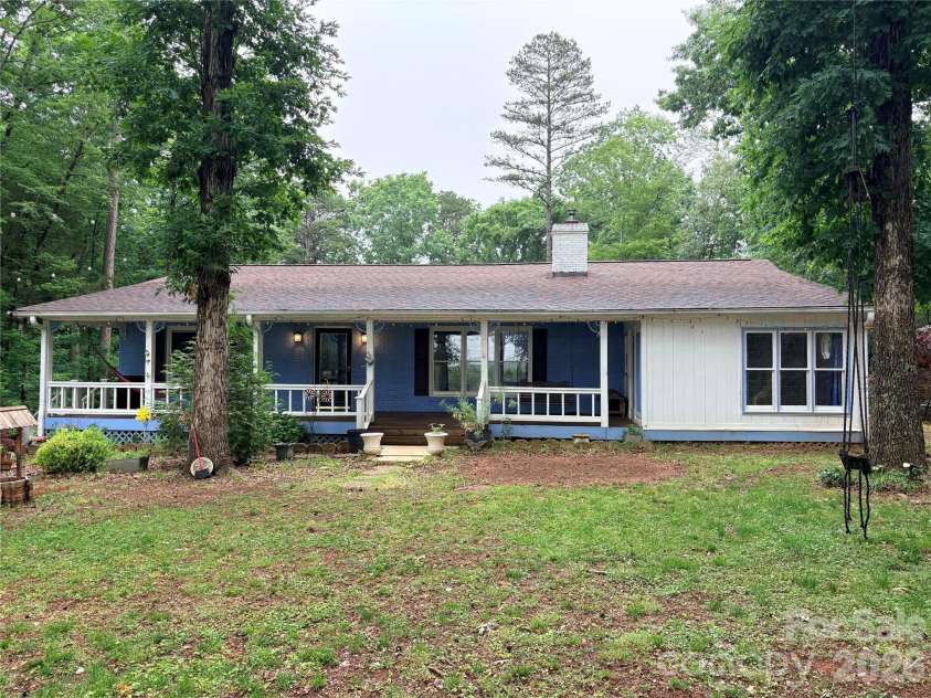 14851 Bethel Avenue Extension, Midland, NC 28107.  MLS# CAR4385379, YatesRealty ID 28129. Front of the house 