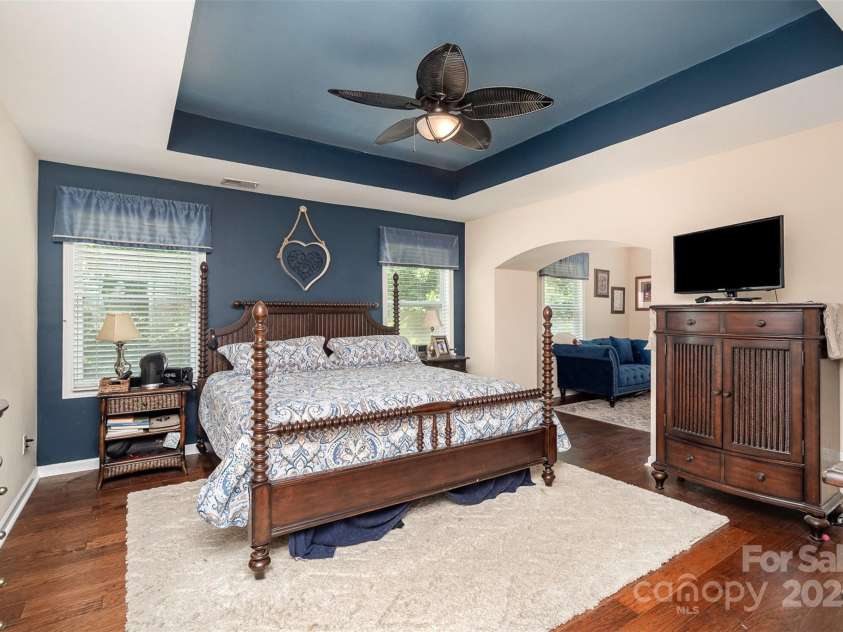 11907 Kimberfield Road, Matthews, NC 28105.  MLS# CAR4281213, YatesRealty ID 28137. Primary Bedroom