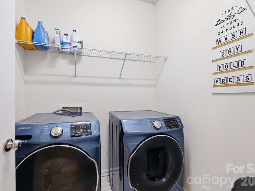 165 Morgans Branch Road, Belmont, NC 28012.  MLS# CAR4379357, YatesRealty ID 28140. Laundry Room Upstairs