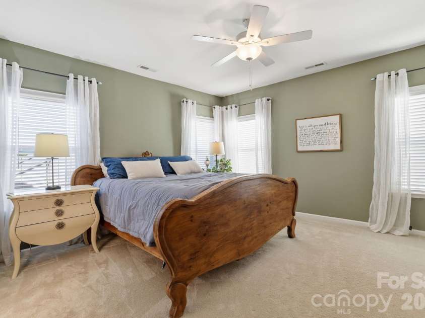 165 Morgans Branch Road, Belmont, NC 28012.  MLS# CAR4379357, YatesRealty ID 28140. Primary Bedroom