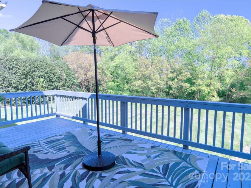 143 Gibbs Road, Mooresville, NC 28117.  MLS# CAR4244508, YatesRealty ID 28148. Back deck