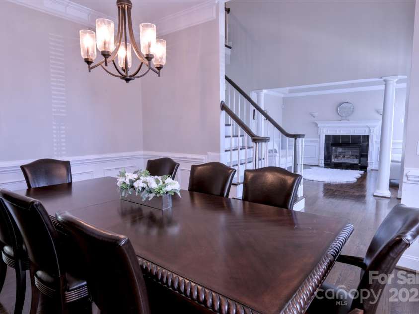 143 Gibbs Road, Mooresville, NC 28117.  MLS# CAR4244508, YatesRealty ID 28148. Formal dining room