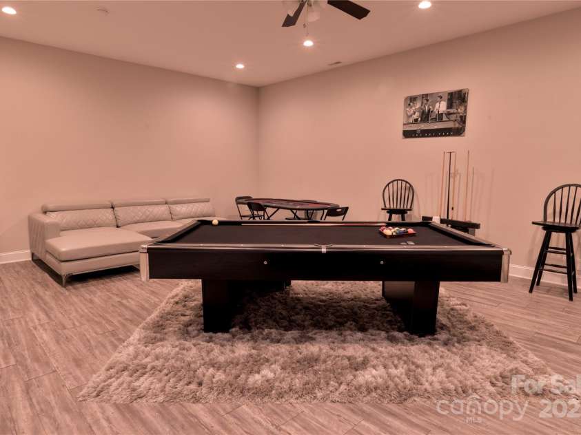 143 Gibbs Road, Mooresville, NC 28117.  MLS# CAR4244508, YatesRealty ID 28148. Game room in basement