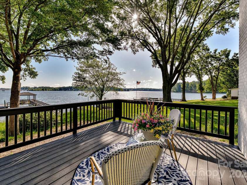 9115 Clement Circle, Terrell, NC 28682.  MLS# CAR4255076, YatesRealty ID 28149. Spacious Deck great for relaxing & enjoying your beautiful property & peaceful water views & great for entertaining!