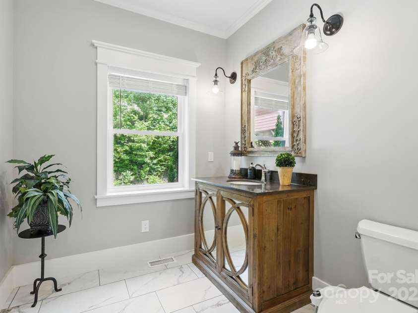 170 Penley Road, Lenoir, NC 28645.  MLS# CAR4265025, YatesRealty ID 28154. Half Bath Off Kitchen