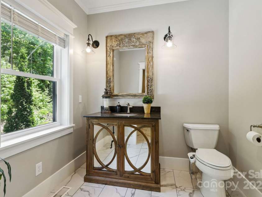 170 Penley Road, Lenoir, NC 28645.  MLS# CAR4265025, YatesRealty ID 28154. Half Bath Off Kitchen