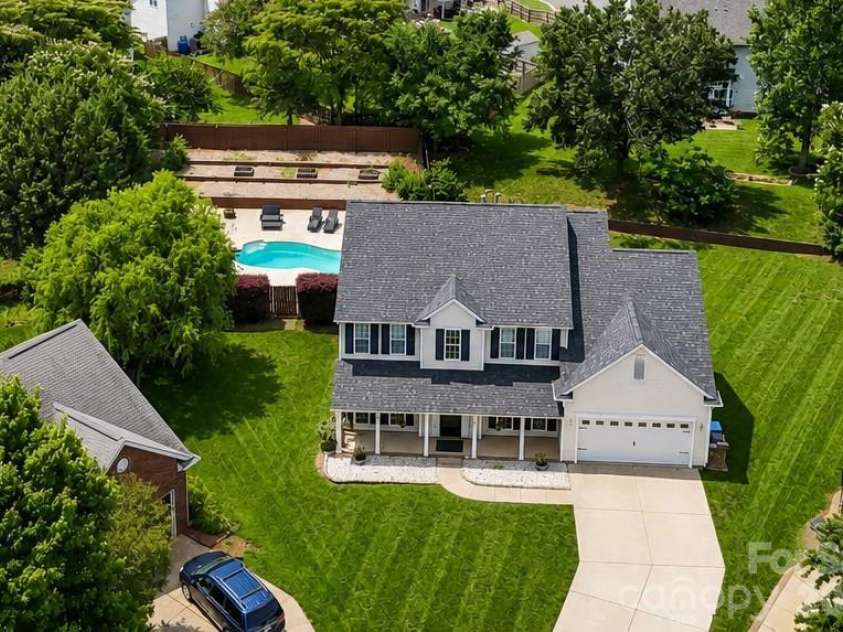 12900 Mccahan Lane, Huntersville, NC 28078.  MLS# CAR4387905, YatesRealty ID 28155. *Image enhanced with AI