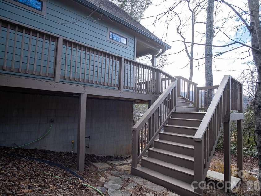 10 McMurray Lane, Black Mountain, NC 28711.  MLS# CAR4333892, YatesRealty ID 2816. Entrance to basement
