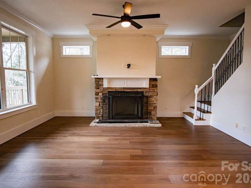 10 McMurray Lane, Black Mountain, NC 28711.  MLS# CAR4333892, YatesRealty ID 2816. Living room