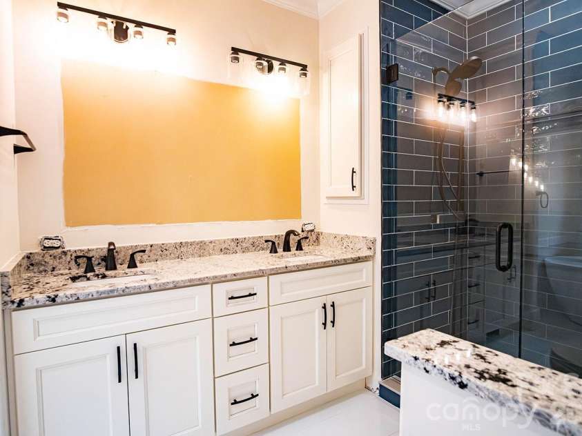 10 McMurray Lane, Black Mountain, NC 28711.  MLS# CAR4333892, YatesRealty ID 2816. Primary Bath Missing mirrors