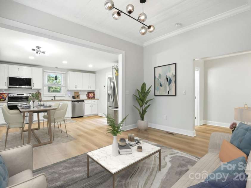 347 Magnolia Street, Concord, NC 28025.  MLS# CAR4284531, YatesRealty ID 28165. Virtually Staged