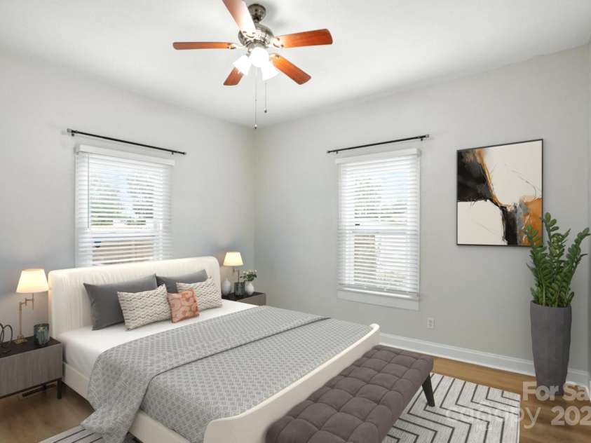 347 Magnolia Street, Concord, NC 28025.  MLS# CAR4284531, YatesRealty ID 28165. Virtually Staged