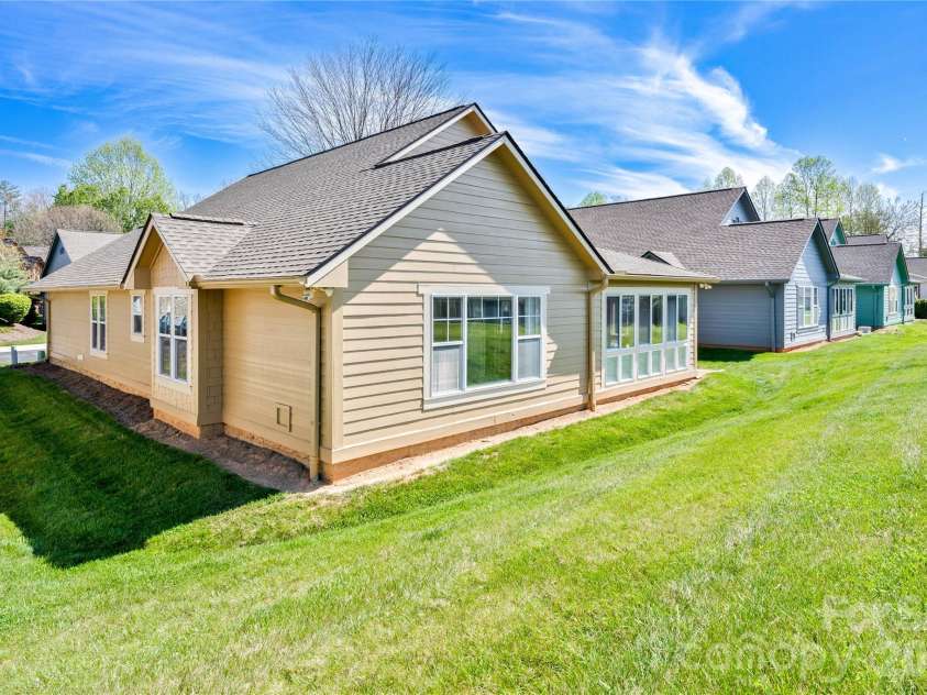 47 Barn Owl Way, Hendersonville, NC 28792.  MLS# CAR4367835, YatesRealty ID 28166. Back view
