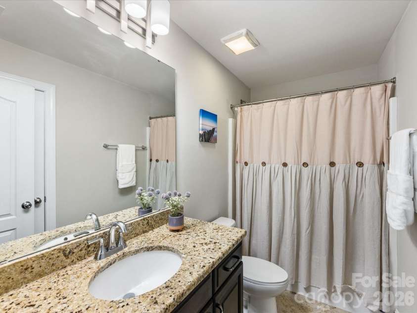9311 Scorpio Lane, Mint Hill, NC 28227.  MLS# CAR4372655, YatesRealty ID 28169. 2nd full bath with large vanity!