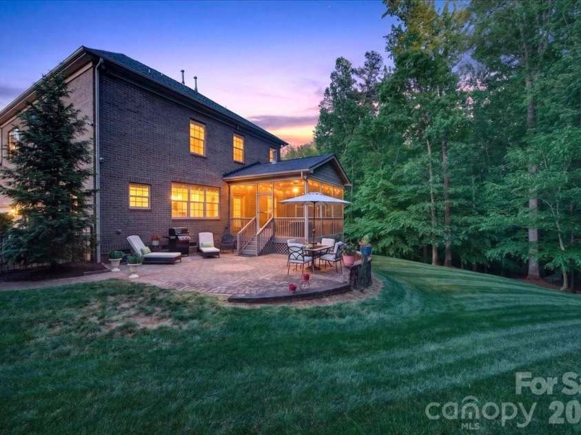 9311 Scorpio Lane, Mint Hill, NC 28227.  MLS# CAR4372655, YatesRealty ID 28169. Private backyard area perfect for enjoying those quiet summer nights!
