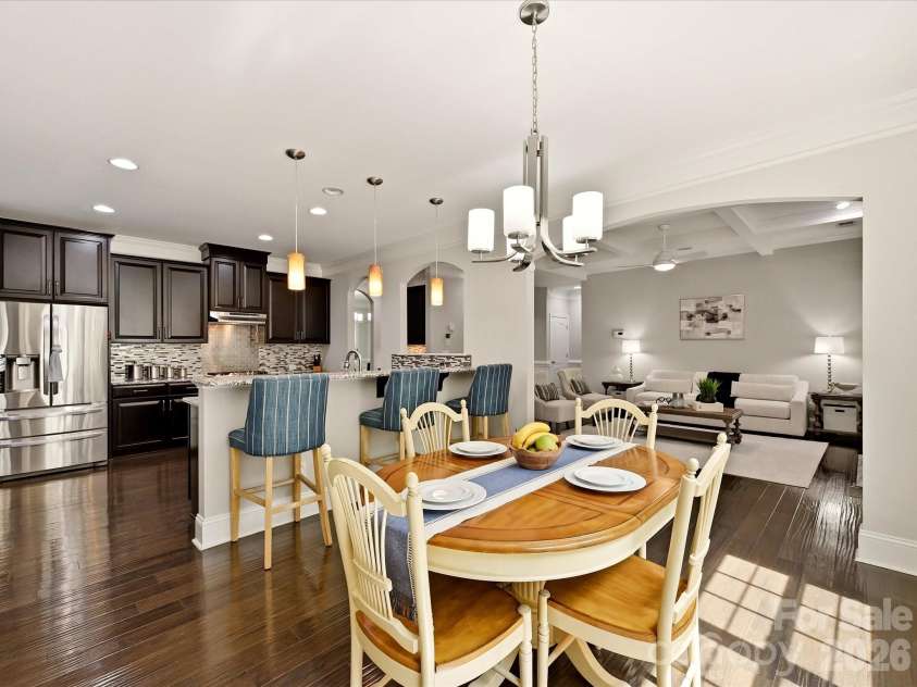 9311 Scorpio Lane, Mint Hill, NC 28227.  MLS# CAR4418915, YatesRealty ID 28169. Breakfast Area
