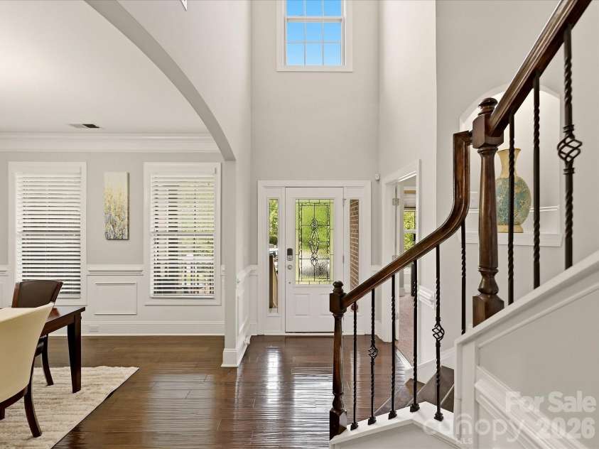 9311 Scorpio Lane, Mint Hill, NC 28227.  MLS# CAR4418915, YatesRealty ID 28169. Foyer