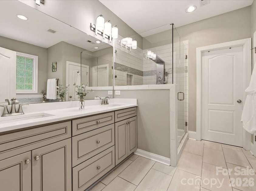 9311 Scorpio Lane, Mint Hill, NC 28227.  MLS# CAR4418915, YatesRealty ID 28169. Primary Bathroom
