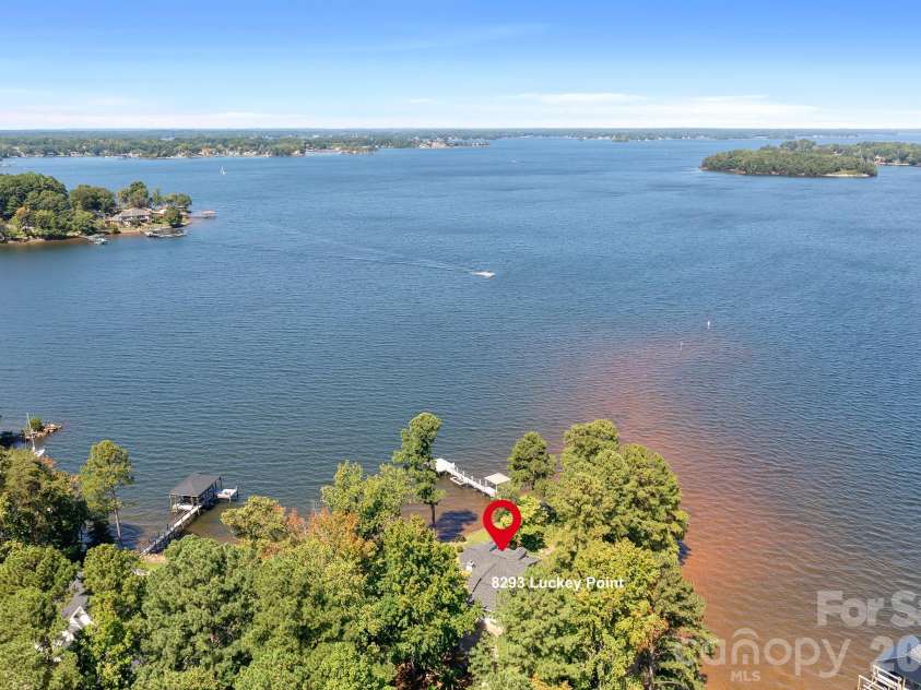 8293 Luckey Point Road, Denver, NC 28037.  MLS# CAR4303572, YatesRealty ID 2817. Amazing views!