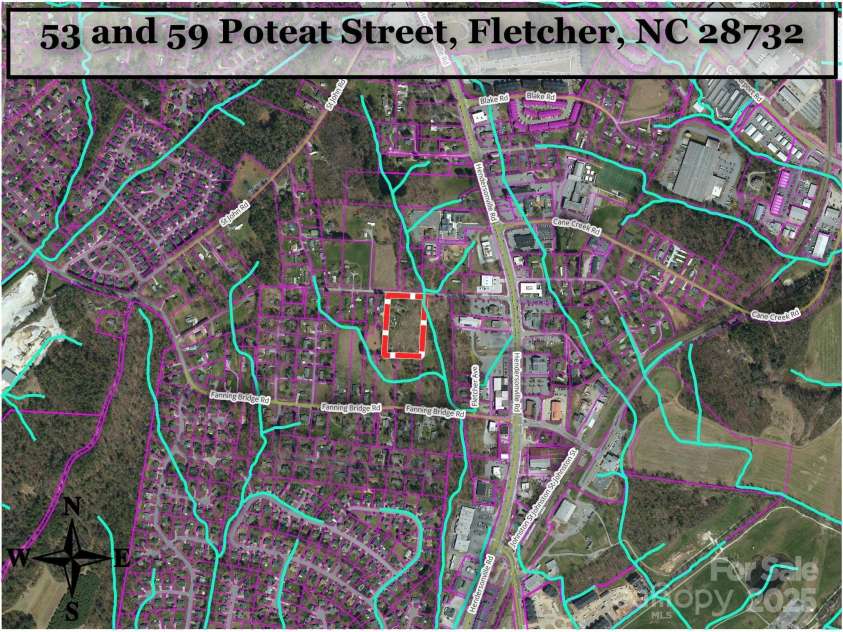 59 Poteat Street, Fletcher, NC 28732.  MLS# CAR4277892, YatesRealty ID 28173. Very conveniently located.