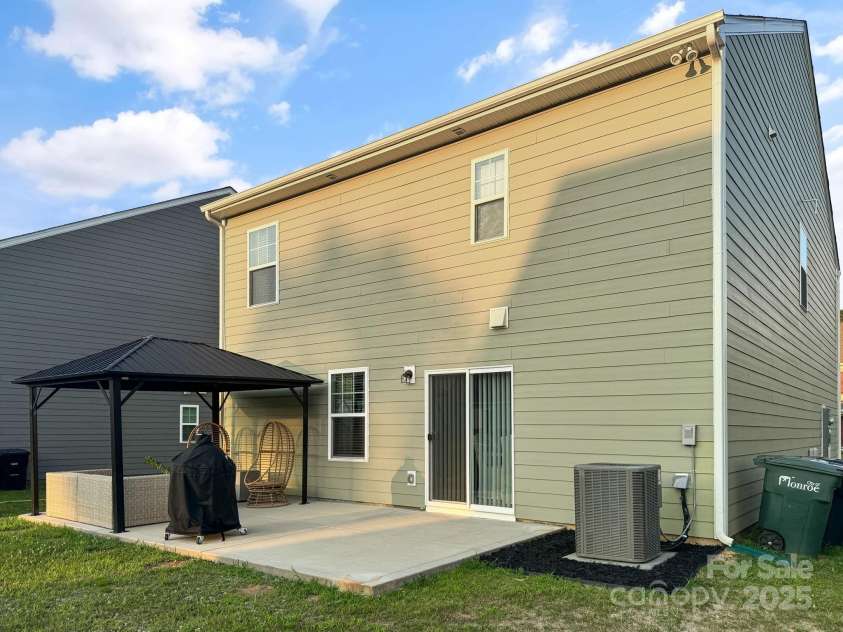 2807 Oldfield Drive, Monroe, NC 28110.  MLS# CAR4280813, YatesRealty ID 28176. Back View