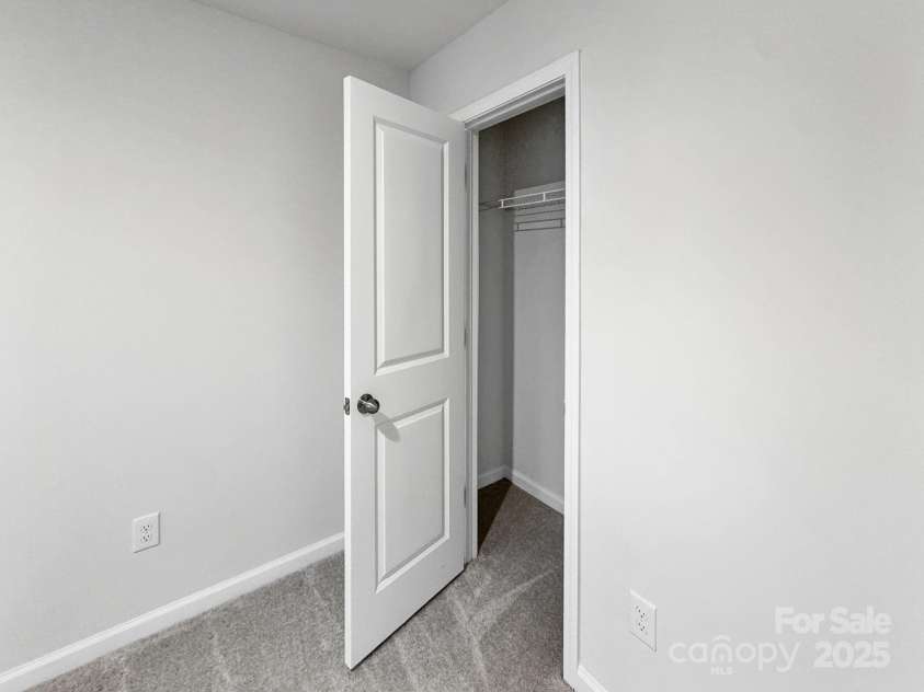 2807 Oldfield Drive, Monroe, NC 28110.  MLS# CAR4280813, YatesRealty ID 28176. Secondary Closet