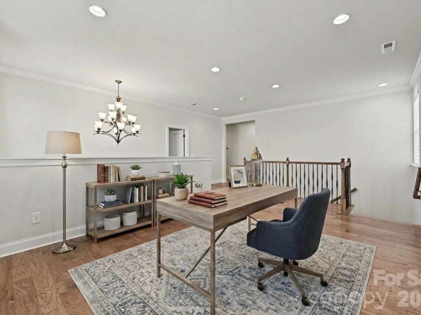 17306 Saranita Lane, Charlotte, NC 28278.  MLS# CAR4381887, YatesRealty ID 28179. Virtually staged loft