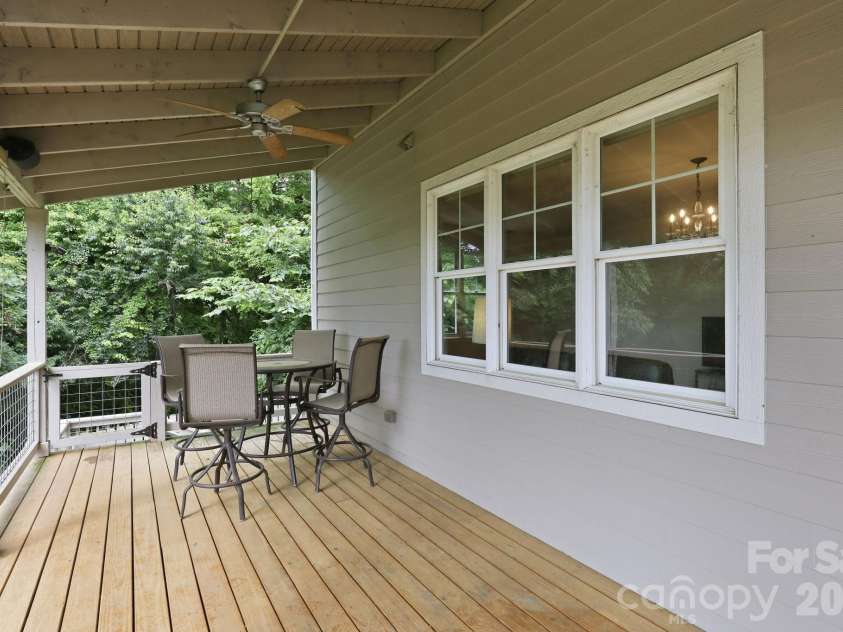 65 Buckle Ridge, Weaverville, NC 28787.  MLS# CAR4383758, YatesRealty ID 28184. Deck space for entertaining.