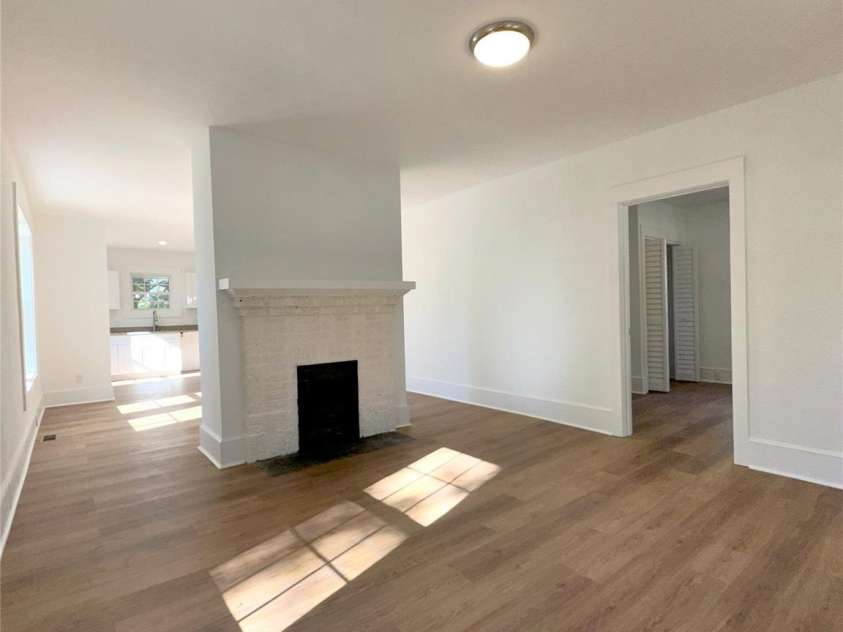 112 Maple Street, Shelby, NC 28150.  MLS# CAR4192952, YatesRealty ID 2819. Living room w/ entrance to bed 1