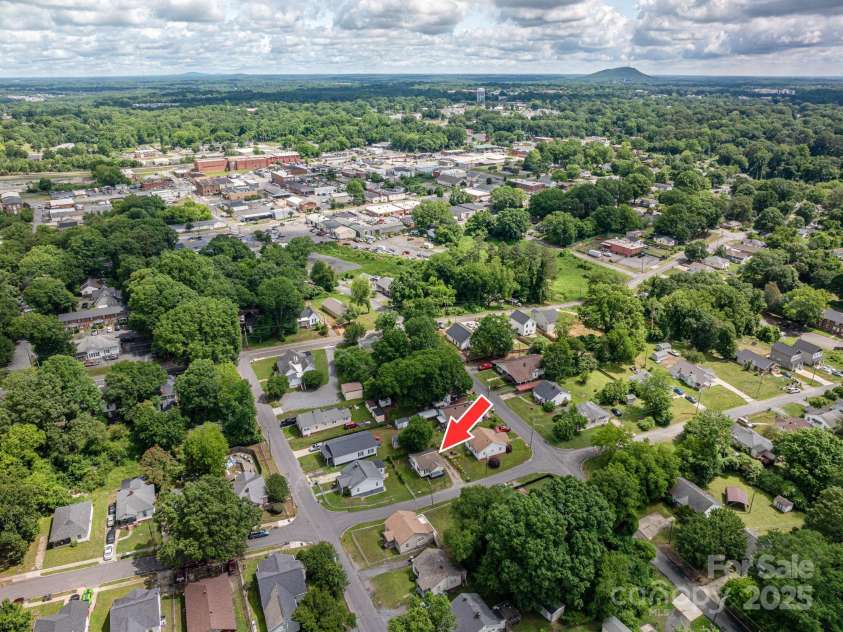 520 Maple Avenue, Gastonia, NC 28054.  MLS# CAR4257275, YatesRealty ID 28203. Aerial View