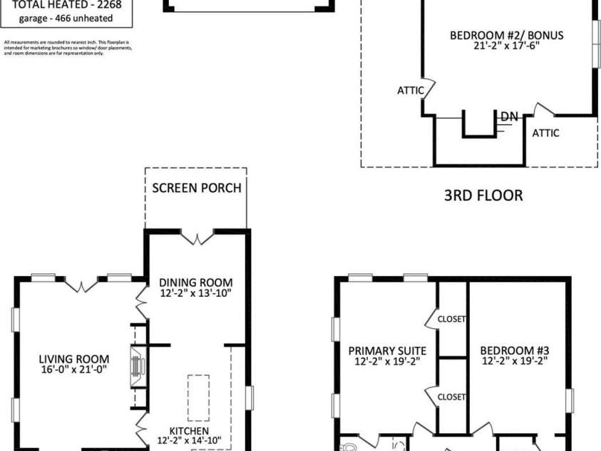 1115 Kings Drive, Charlotte, NC 28207.  MLS# CAR4367610, YatesRealty ID 28210. Floor Plans