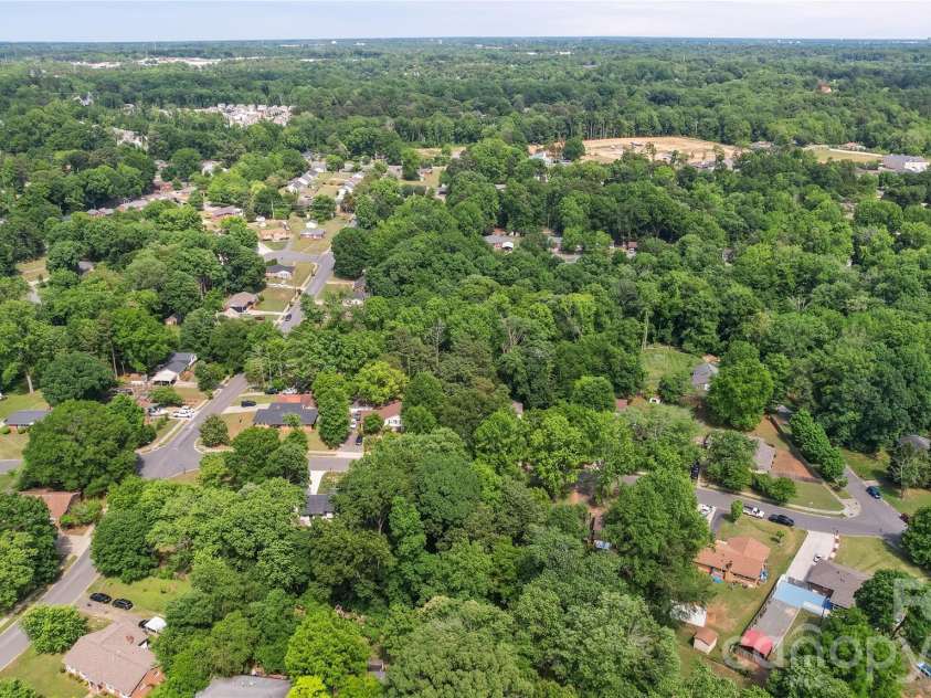 6126 Eagle Peak Drive, Charlotte, NC 28214.  MLS# CAR4376554, YatesRealty ID 28212. Arial