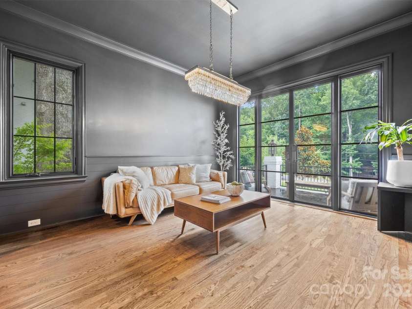 1223 Home Place, Matthews, NC 28105.  MLS# CAR4265332, YatesRealty ID 28217. Cozy and bold sitting room off the entryway