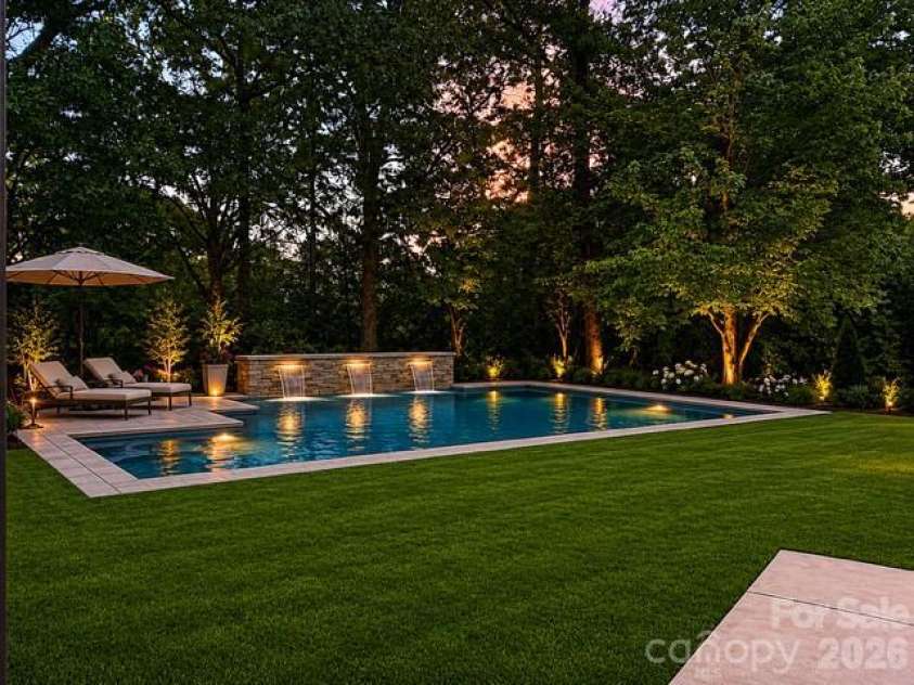 409 Whitestone Road, Charlotte, NC 28270.  MLS# CAR4383558, YatesRealty ID 28218. A1 generated back yard pool possibility