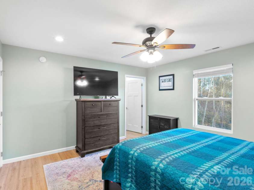 30 Shire Way Lane, Leicester, NC 28748.  MLS# CAR4319147, YatesRealty ID 2823. Primary Bedroom 