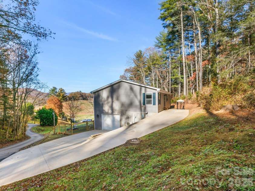 30 Shire Way Lane, Leicester, NC 28748.  MLS# CAR4319147, YatesRealty ID 2823. Side View 