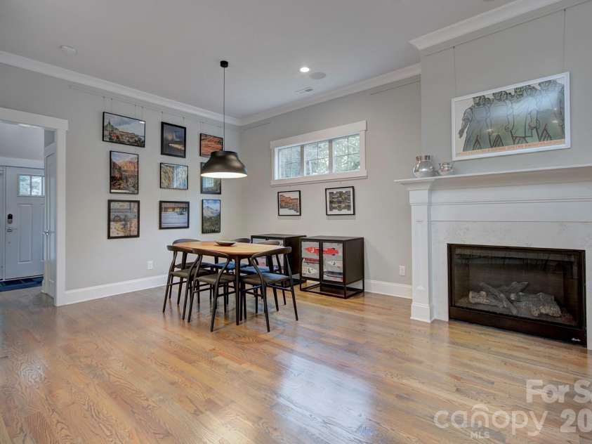 2109 Lanier Avenue, Charlotte, NC 28205.  MLS# CAR4389130, YatesRealty ID 28233. Vented Gas Fireplace