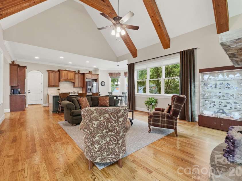 184 Ashmore Circle, Troutman, NC 28166.  MLS# CAR4384807, YatesRealty ID 28237. Spacious open-concept living area designed for both comfortable everyday living and entertaining.